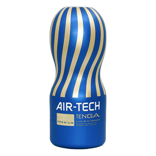 TENGA AIR-TECH PREMIUM 藍金色飛機杯正面