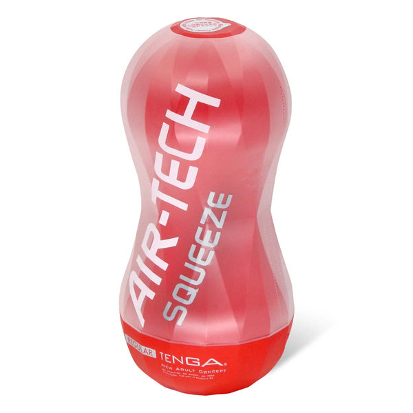 TENGA AIR-TECH SQUEEZE 重複使用型標準型飛機杯主要產品圖片。