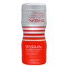 TENGA DUAL FEEL CUP 飛機杯 正面展示，產品名稱與設計細節清晰可見