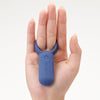 TENGA paiRING INDIGO 靛藍色震動器套於手指使用