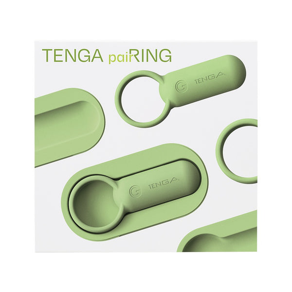TENGA paiRING LIME 青檸綠色情侶環及充電盒