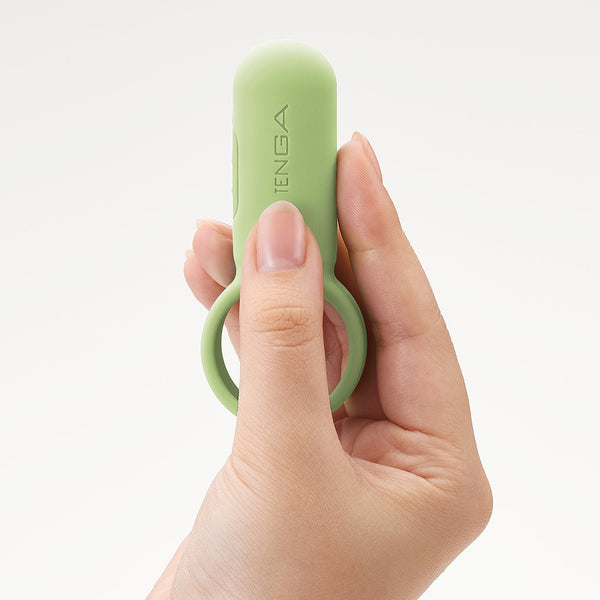 手持 TENGA paiRING LIME 青檸綠色情侶環
