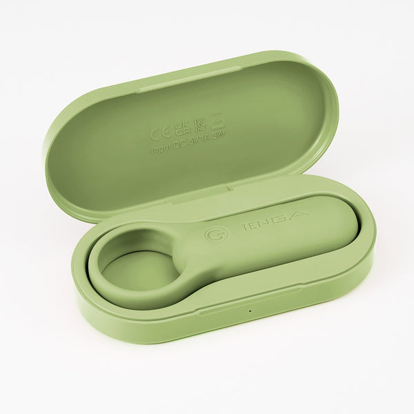 TENGA paiRING+ LIME 青檸綠色情侶環充電盒