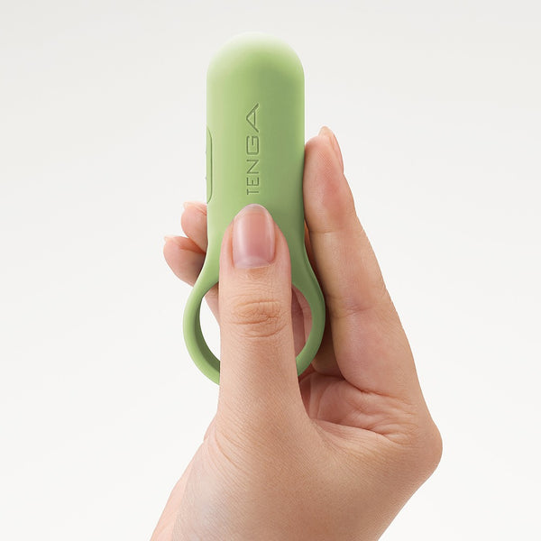 手持 TENGA paiRING+ LIME 青檸綠色加強版情侶環