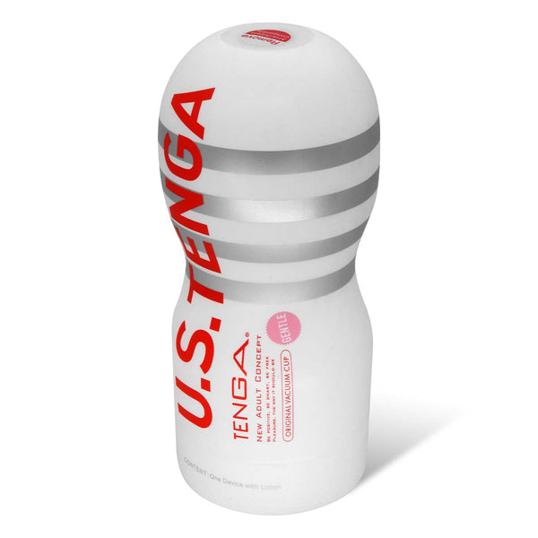 U.S. TENGA ORIGINAL VACUUM CUP SOFT 飛機杯 主要視角，強調柔軟包覆與加大設計