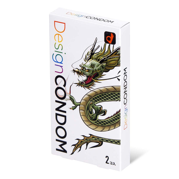 岡本 龍 Design Condom 乳膠安全套（日本版 2片）