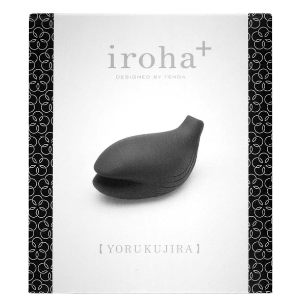 iroha+ YORUKUJIRA 夜東鯨 震動器 - 黑白優雅包裝設計，呈現獨特造型與奢華質感