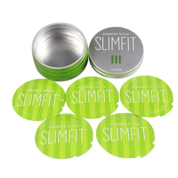 JAPAN MEDICAL - Rubbers Style SLIMFIT 0.03 橫紋 罐裝（5片裝）