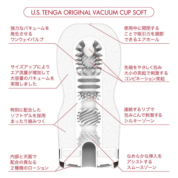 TENGA U.S. ORIGINAL VACUUM CUP 第二代 柔軟型